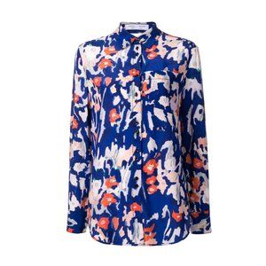 Proenza Schouler White Label Painted Floral Shirt